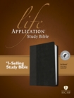 HCSB Life Application Study Bible, Second Edition, TuTone (Red Letter, LeatherLike, Classic Black, Indexed) - Book
