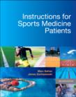 Instructions for Sports Medicine Patients - Book