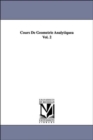 Cours de Geometrie Analytiquea Vol. 2 - Book