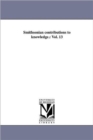 Smithsonian contributions to knowledge. : Vol. 13 - Book