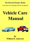 Vehicle Care Manual - Book