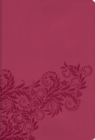 NKJV, Ultraslim Reference Bible, Imitation Leather, Dark Pink, Red Letter Edition : Center Column - Book