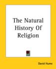 The Natural History Of Religion - Book