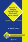 Methods of Analysis for Functional Foods and Nutraceuticals - eBook