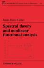 Spectral Theory and Nonlinear Functional Analysis - eBook