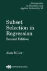 Subset Selection in Regression - eBook