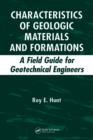 Characteristics of Geologic Materials and Formations : A Field Guide for Geotechnical Engineers - eBook