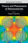 Theory and Phenomena of Metamaterials - Book