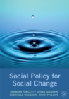 Social Policy for Social Change - Book