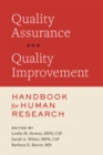 Quality Assurance and Quality Improvement Handbook for Human Research - Book