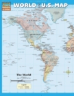 World & US Map - Book