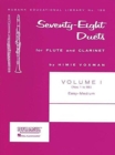 78 DUETS VOL 1 FLTCLT DUET BK - Book