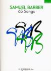 Samuel Barber : 65 Songs - High Voice - Book