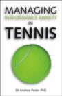 Managing Performance Anxiety in Tennis - Book