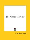 The Greek Herbals - Book