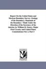 Report on the United States and Mexican Boundary Survey : Zoology of the Boundary; Mammals of the Boundary / Made Under the Direction of the Secretary - Book