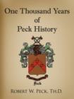 One Thousand Years of Peck History - Book