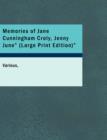 Memories of Jane Cunningham Croly, Jenny June" " - Book