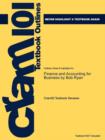 Studyguide for Finance and Accounting for Business by Ryan, Bob, ISBN 9781844808977 - Book