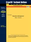 Studyguide for Operations Management by Stevenson, William J., ISBN 9780072476705 - Book