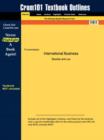 Studyguide for International Business by Luo, Shenkar &, ISBN 9780471383505 - Book