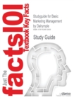 Studyguide for Basic Marketing Management by Dalrymple, ISBN 9780471353928 - Book
