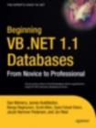 Beginning VB .NET 1.1 Databases : From Novice to Professional - eBook