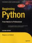 Beginning Python : From Novice to Professional - eBook