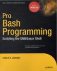 Pro Bash Programming : Scripting the Linux Shell - Book
