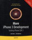 More iPhone 3 Development : Tackling iPhone SDK  3 - Book