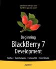 Beginning BlackBerry 7 Development - Book