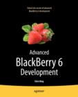 Advanced BlackBerry 6 Development - Book