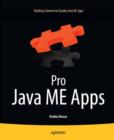 Pro Java ME Apps : Building Commercial Quality Java ME Apps - eBook