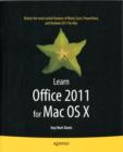 Learn Office 2011 for Mac OS X - Book
