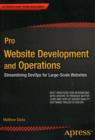 Pro Website Development and Operations : Streamlining DevOps for large-scale websites - Book