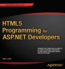 HTML5 Programming for ASP.NET Developers - Book