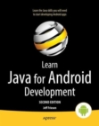Learn Java for Android Development - Book
