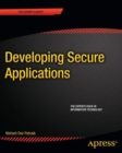 Developing Secure Applications - Book