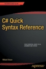 C# Quick Syntax Reference - Book