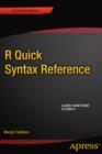 R Quick Syntax Reference - eBook