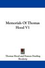 Memorials Of Thomas Hood V1 - Book