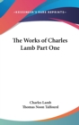 The Works of Charles Lamb Part One - Book