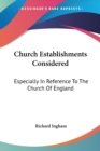 CHURCH ESTABLISHMENTS CONSIDERED: ESPECI - Book