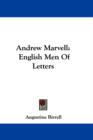 Andrew Marvell : English Men of Letters - Book