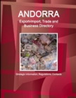 Andorra Export-Import, Trade and Business Directory - Strategic Information, Regulations, Contacts - Book