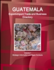 Guatemala Export-Import, Trade and Business Directory Volume 1 Strategic Information and Basic Contacts - Book