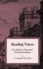 Reading Voices : Five Studies in Theocritus’ Narrating Techniques - Book