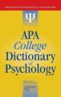 APA College Dictionary of Psychology - Book