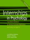 Internships in Psychology : The APAGS Workbook for Writing Successful Applications and Finding the Right Fit - Book