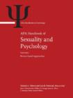 APA Handbook of Sexuality and Psychology : Volume 1: Person-Based Approaches Volume 2: Contextual Approaches - Book